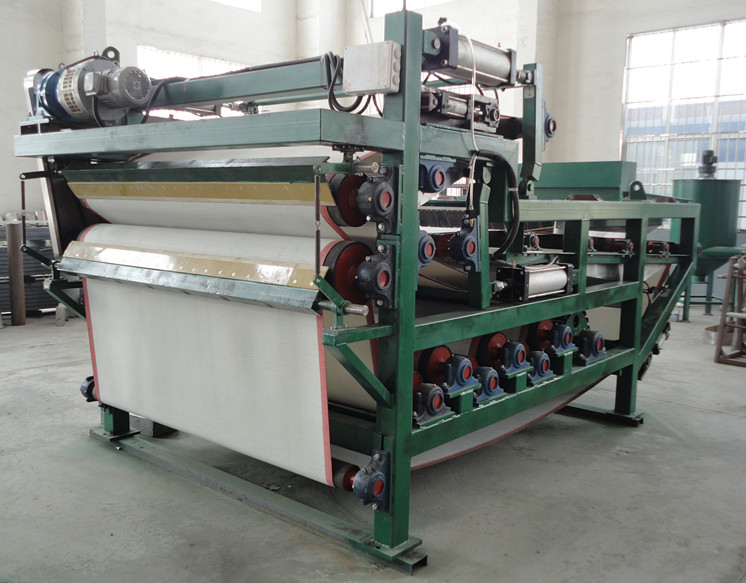 Belt type filter and pressing machine