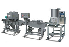 M-8 Automatic Hamburger & Nuggets Forming and Coating Processing Line
